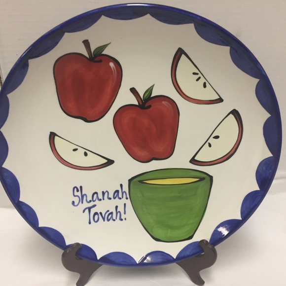 Veseay Dining Rosh Hashanah Apples And Honey Plate Poshmark